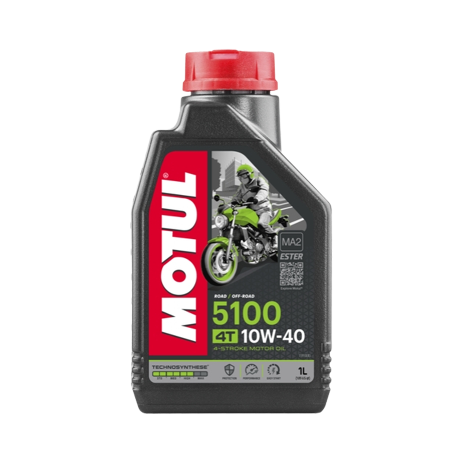 モチュール 5100 4T 10W-40 1L 4缶 4本 正規品 ÓLEO 10W40 5100 4T - MOTUL