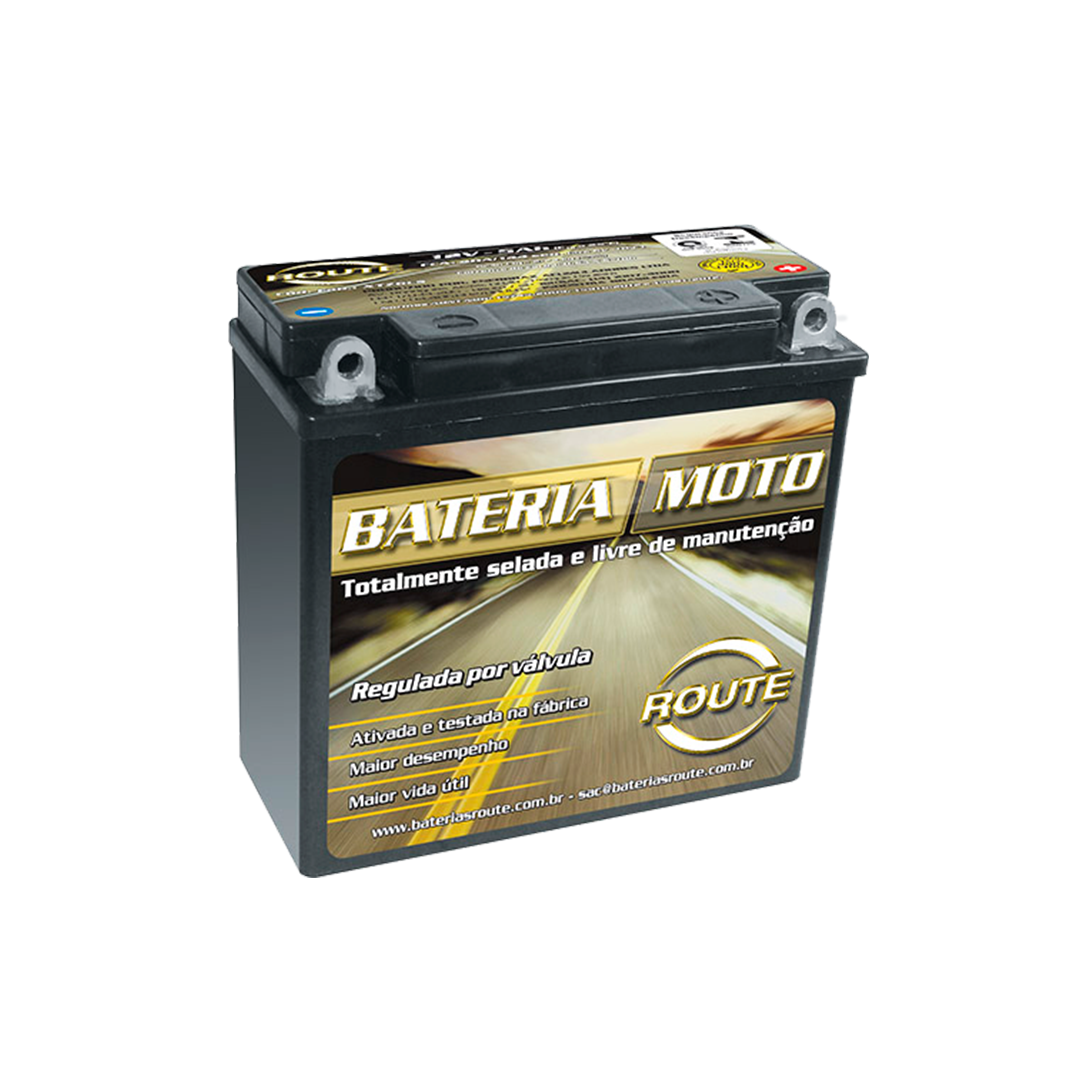 BATERIA XTZ 125 HUNTER 90 CRYPTON 105 YTX6LB-BS ROUTE