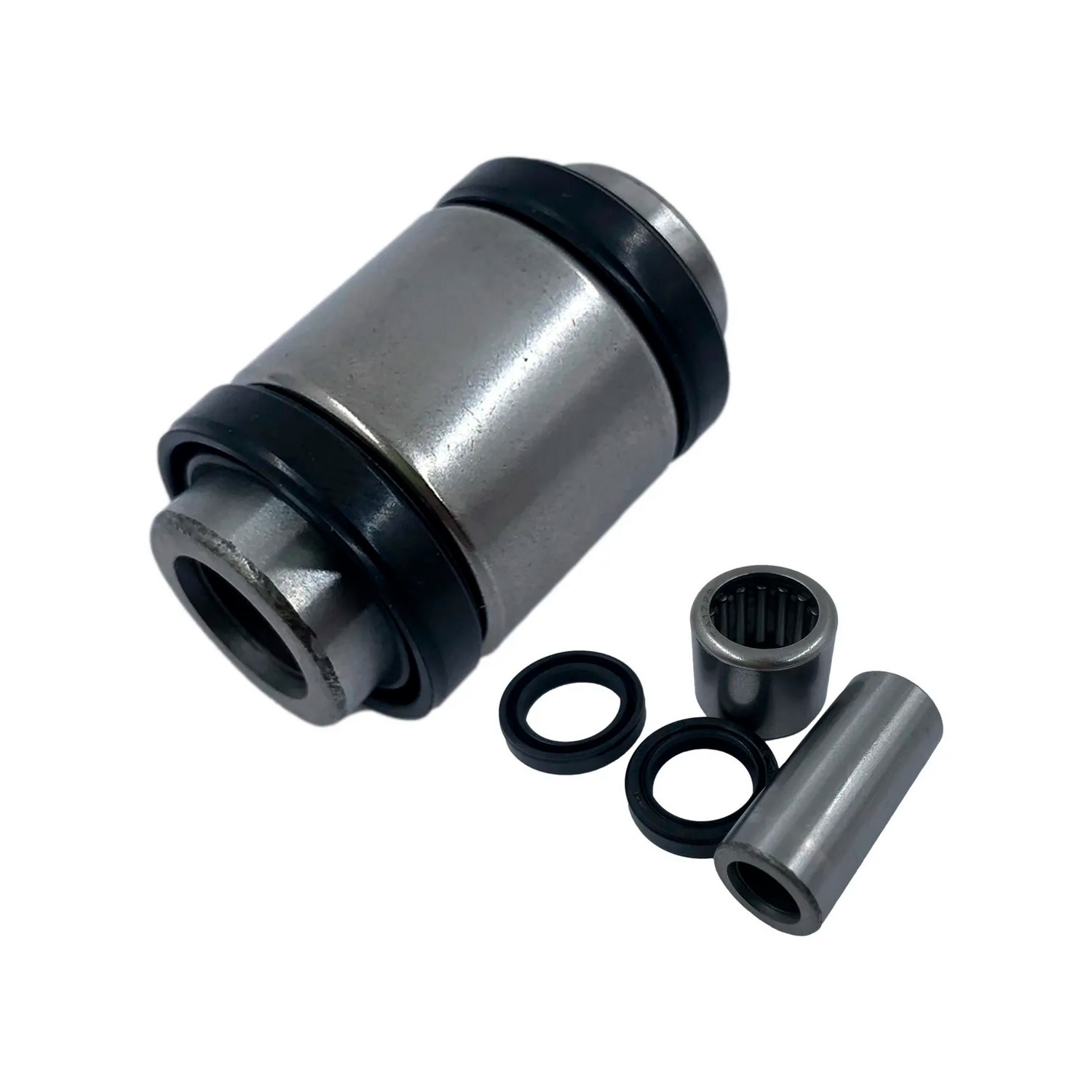 BUCHA AMORTECEDOR NXR BROS 125/150/160 INFERIOR FERRO TRILHA